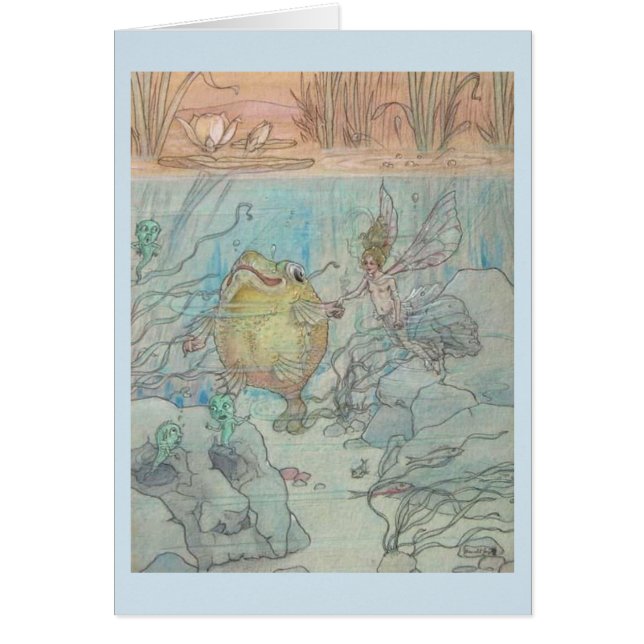 Vintage - Fairy &  Fish Dancing - (Front)