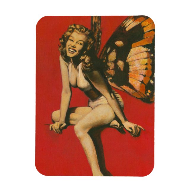Vintage Fairy Flexible Magnet (Vertical)