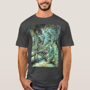 Vintage Fairy Garden Cottagecore Aesthetic T-Shirt