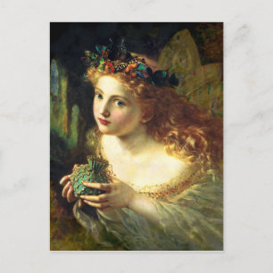 Vintage Fairy Girl by Sophie Gengembre Anderson Postcard