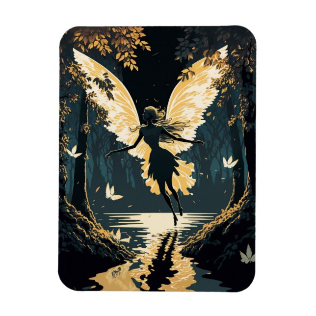 Vintage Fairy Magnet (Vertical)