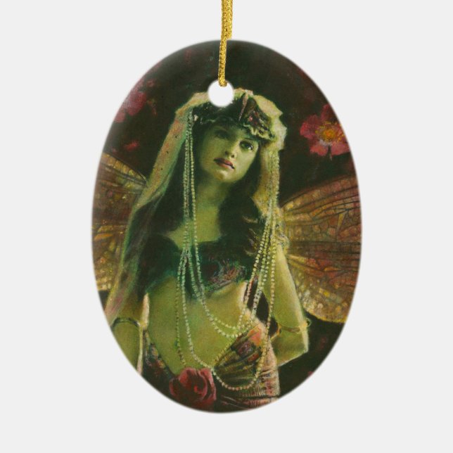 Vintage fairy Nymph Ornament (Front)