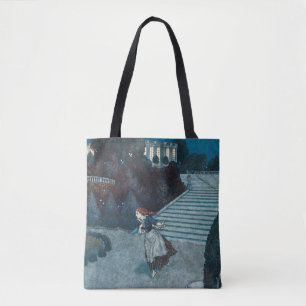 Vintage Fairy Tale, Cinderella by Edmund Dulac Tote Bag
