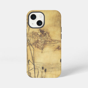 Vintage Fairy Tale, Fairy's Tightrope by Rackham iPhone Case