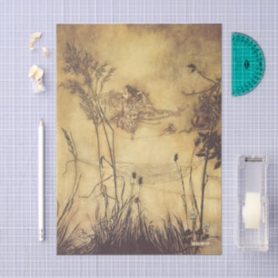 Vintage Fairy Tale, Fairy's Tightrope by Rackham Tissue Paper