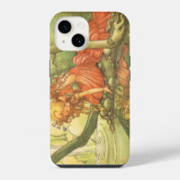 Vintage Fairy Tale, Frog Prince Princess by Pond