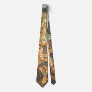 Vintage Fairy Tale Pirates, Treasure Island Tie