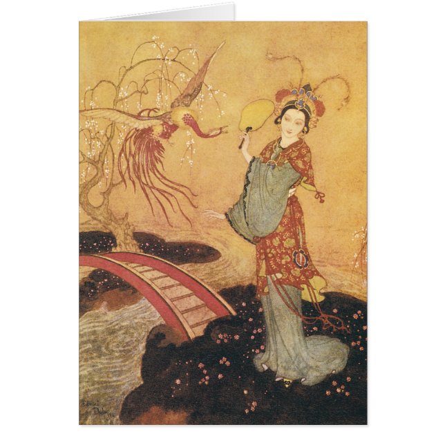 Vintage Fairy Tale Princess Badoura, Edmund Dulac (Front)
