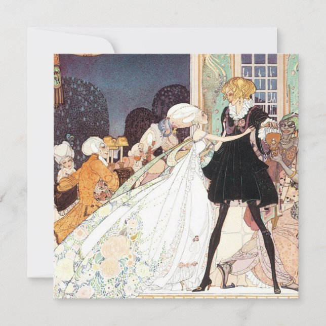 Vintage Fairy Tale Princess Wedding Save the Date (Front)