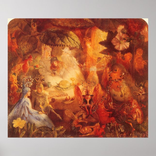 Vintage Fairy Tale The Captive Robin by Fitzgerald Poster (Front)