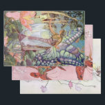 Vintage Fairy  Wrapping Paper Sheet<br><div class="desc">These vintage fairy illustrations are sure to make your gifts and projects stand out! All are vintage fairies from before 1927.</div>