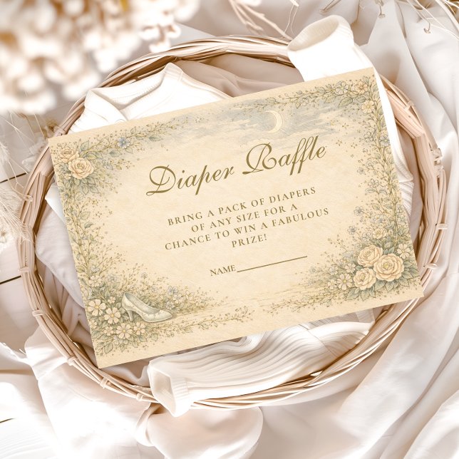 Vintage Fairytale Garden Diapper Raffle Enclosure Card (Creator Uploaded)
