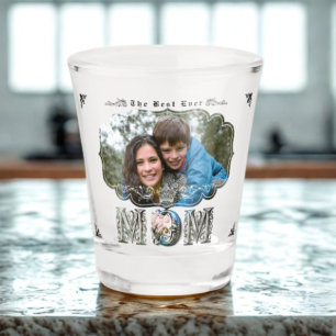 Vintage Fairytale The Best Mum Ever Elegant Script Shot Glass