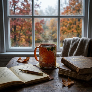 Vintage Fall chrysanthemums Mug