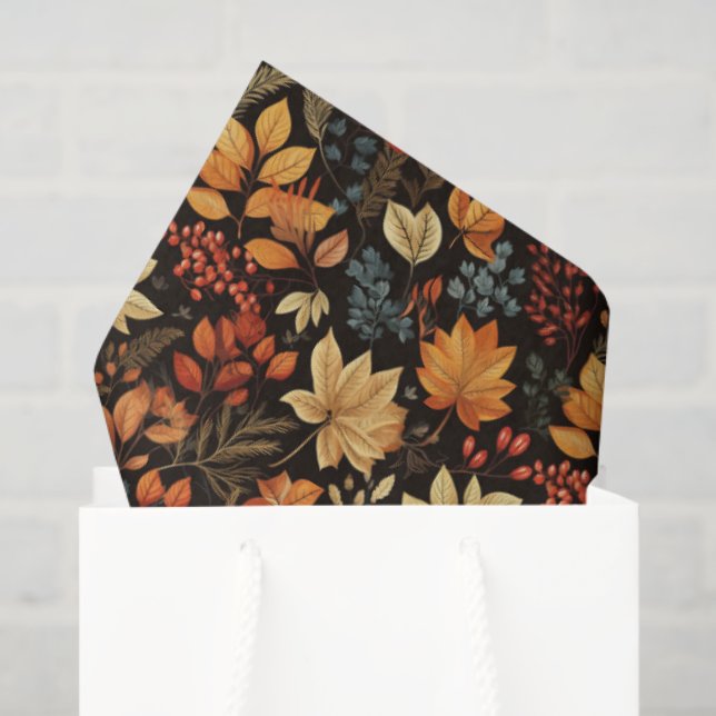 Vintage Fall  Tissue Paper (Gift Bag)