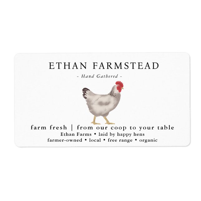 vintage Family Chicken Farm Business (Front)