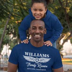 Vintage Family Reunion Monogram Dark T-Shirt