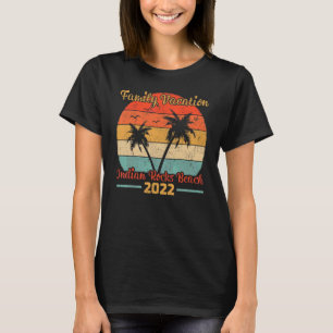 Vintage Family Vacation 2022 Florida Indian Rocks T-Shirt