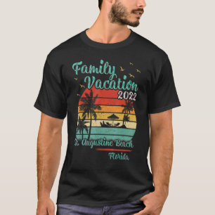Vintage Family Vacation 2022 Florida St Augustine T-Shirt