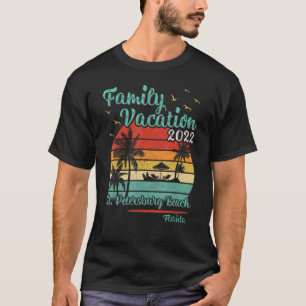 Vintage Family Vacation 2022 Florida St Petersbur T-Shirt