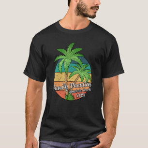 Vintage Family Vacation 2023 Hawaii Honolulu Beach T-Shirt