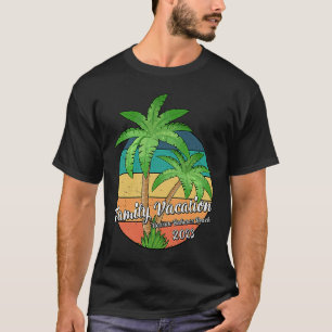 Vintage Family Vacation 2023 Nassau Bahamas Beach T-Shirt