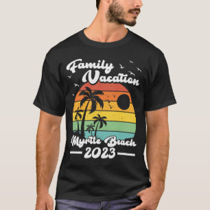 Vintage Family Vacation 2023 South Carolina Myrtle T-Shirt