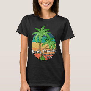 Vintage Family Vacation 2023 Us Virgin Island Beac T-Shirt