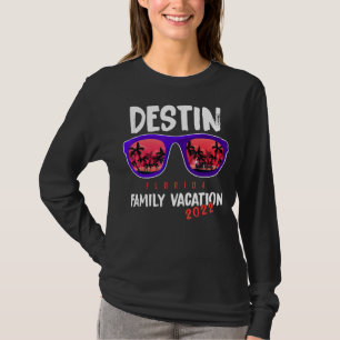 Vintage Family Vacation Florida Sunglasses Destin T-Shirt