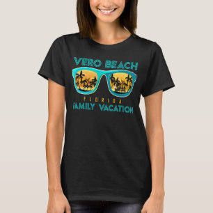 Vintage Family Vacation Florida Sunglasses Vero Be T-Shirt
