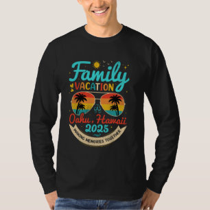 Vintage Family Vacation Oahu, Hawaii 2025 Oahu Bea T-Shirt