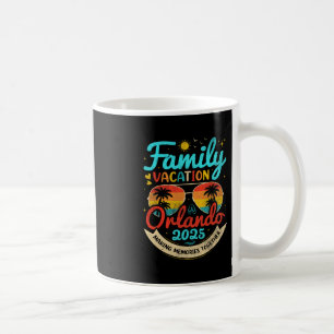 Vintage Family Vacation Orlando Beach 2025 Florida Coffee Mug