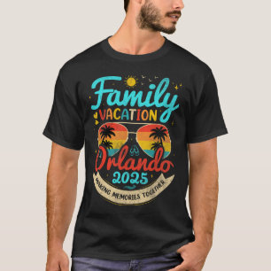 Vintage Family Vacation Orlando Beach 2025 Florida T-Shirt