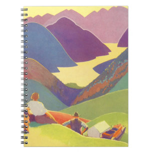 Vintage Family Vacation, Picnic in the Mountains Notebook