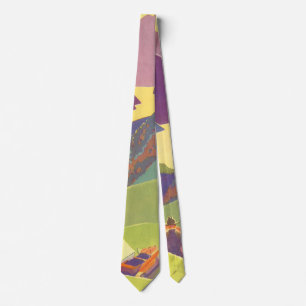 Vintage Family Vacation, Picnic in the Mountains Tie