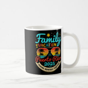 Vintage Family Vacation Puerto Rico 2025 Puerto Ri Coffee Mug