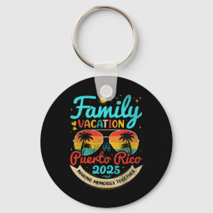 Vintage Family Vacation Puerto Rico 2025 Puerto Ri Key Ring