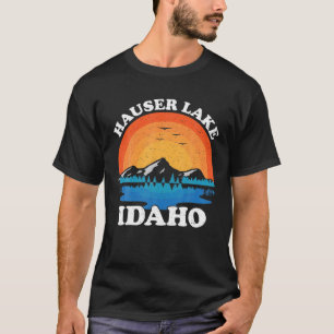 Vintage Family Vacation Retro Idaho Hauser Lake T-Shirt