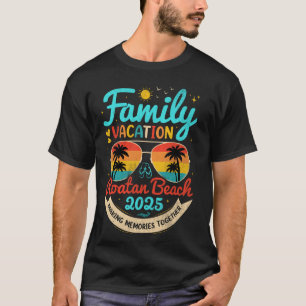 Vintage Family Vacation Roatan Beach 2025 Honduras T-Shirt