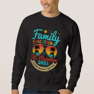 Vintage Family Vacation St. Maarten 2025 Lost Para Sweatshirt