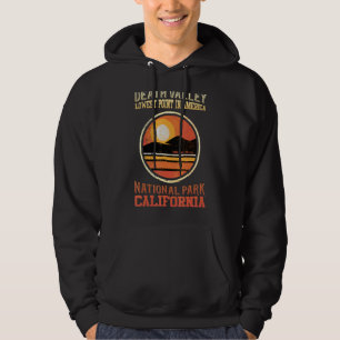 Vintage Family Vacation Travel Death Valley Hiking Hoodie