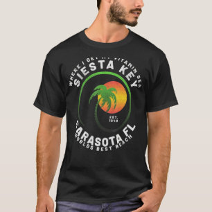 Vintage Family Vacation Travel Florida Siesta Key  T-Shirt