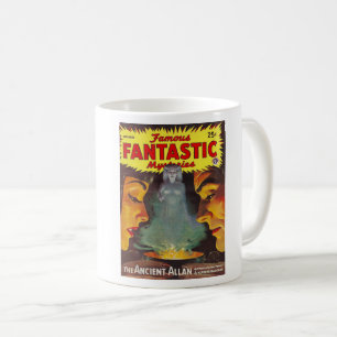 VINTAGE FAMOUS FANTASTIC MAG COVER  COFFEE MUG