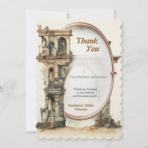 Vintage Fantasy Art Thank You Card