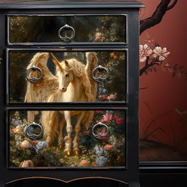 Vintage Fantasy Pegasus Paper Crafting Decoupage (Creator Uploaded)