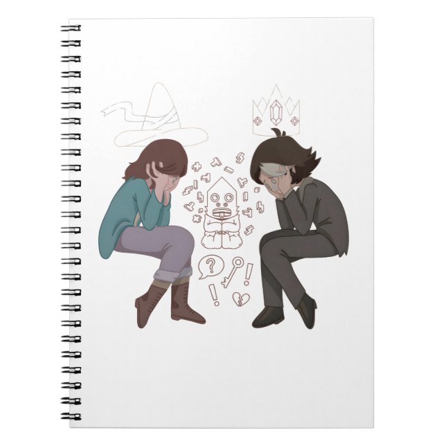Vintage Fantasy Story  Notebook (Front)