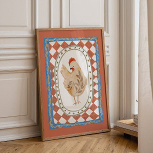 Vintage Farm Animal Print