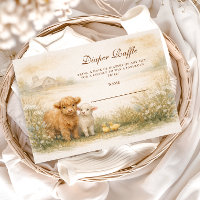 Vintage Farm Animals Meadow Diapper Raffle