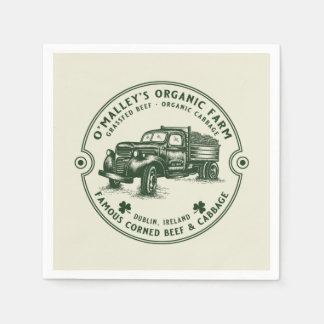 VINTAGE FARM HOUSE RANCH FARMHOUSE DECOUPAGE ART NAPKIN