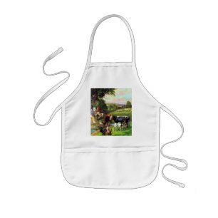 Vintage Farm Kids Apron